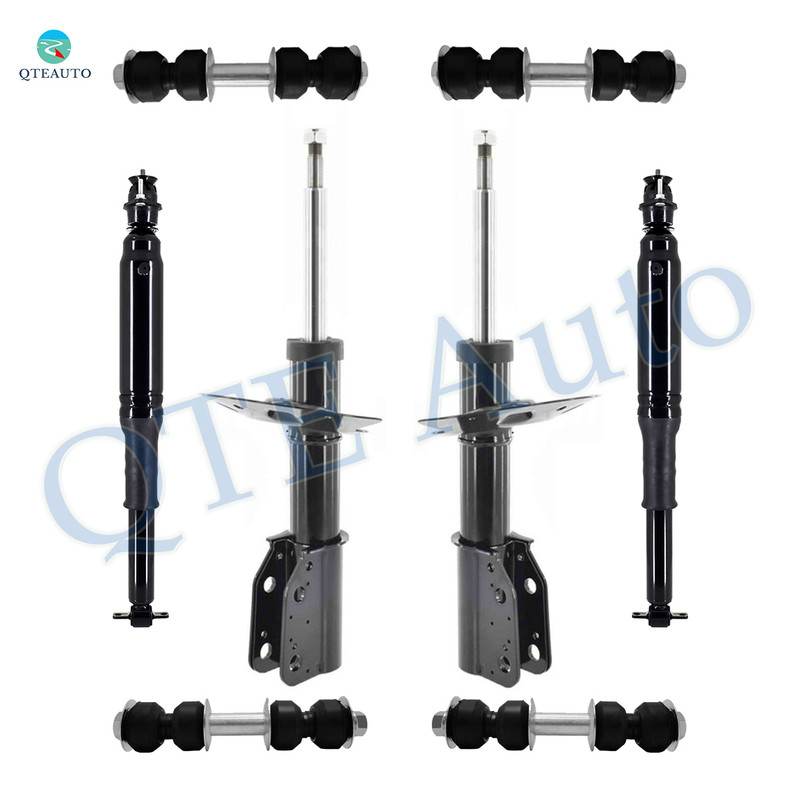 Set of 8 Front Sway Bar Link-Suspension Strut Assembly-Rear Sway Bar Link-Complete Shock Absorber Kit For 2006-2011 Buick Lucerne