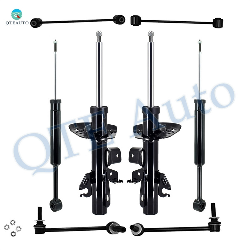 Set of 8 Front Sway Bar Link-Suspension Strut Assembly-Rear Sway Bar Link-Shock Absorber For 2016 Chrysler 300