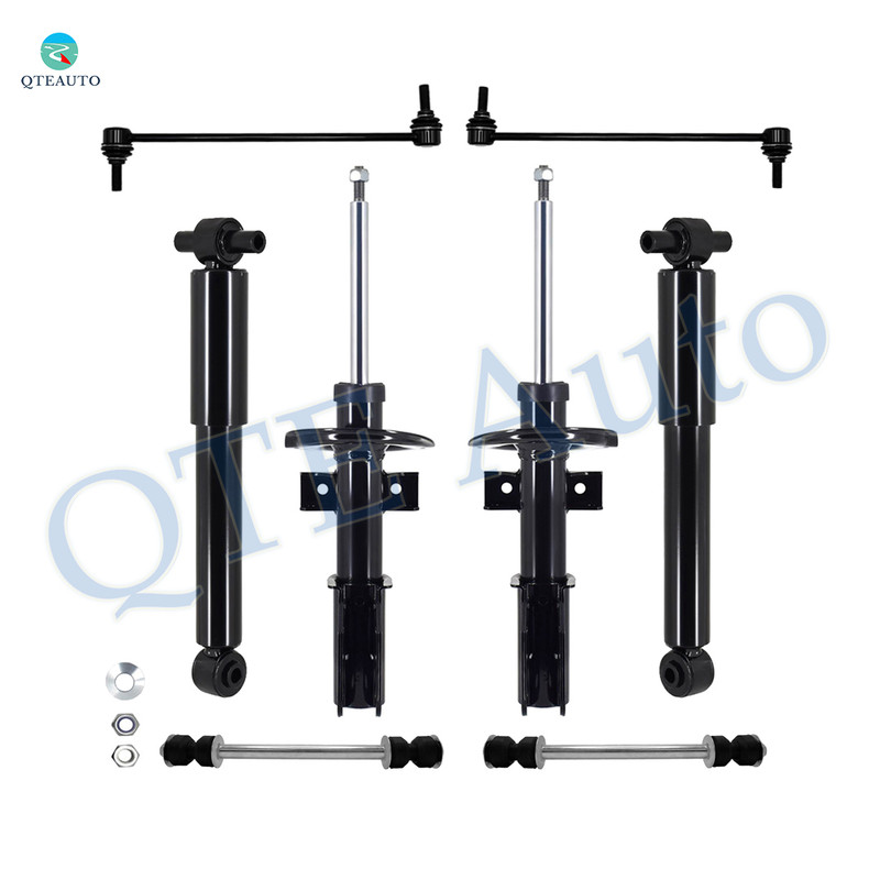 Set of 8 Front Sway Bar Link-Suspension Strut Assembly-Rear Sway Bar Link-Shock Absorber For 2009-2012 Chevrolet Traverse