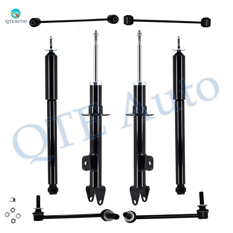 Set of 8 Front Sway Bar Link-Suspension Strut Assembly-Rear Sway Bar Link-Shock Absorber For 2005-2010 Chrysler 300 RWD w/ Performance Suspension