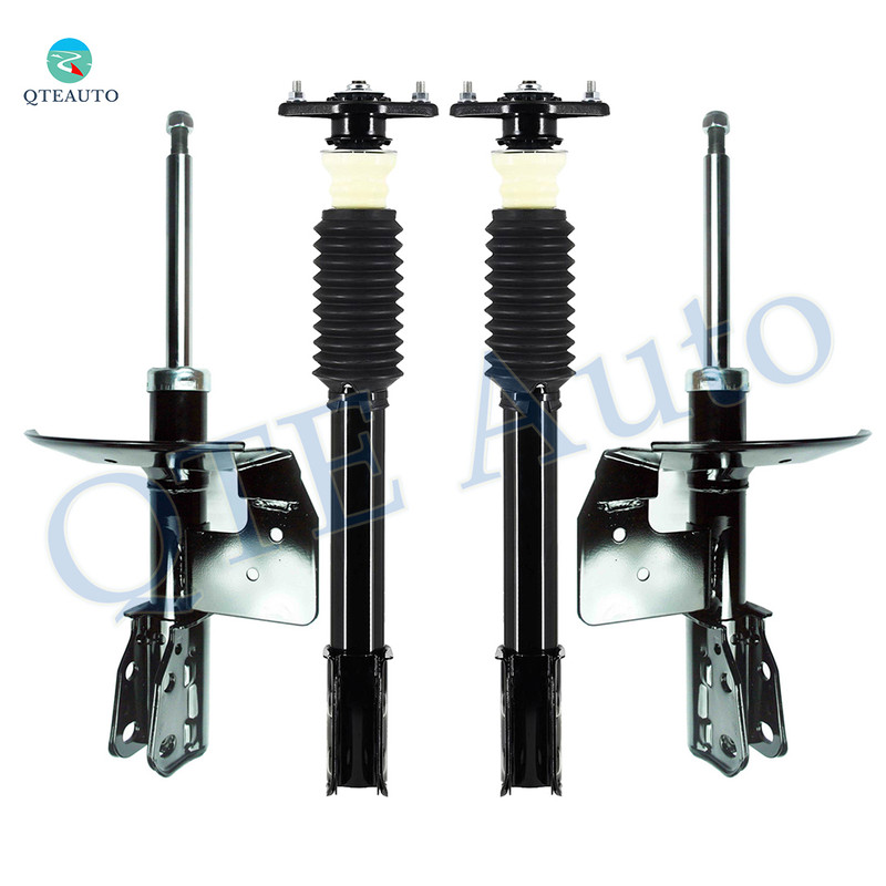 Set 4 Front Strut-Rear Quick Complete Strut-Coil Spring For 1985-1990 Cadillac Deville