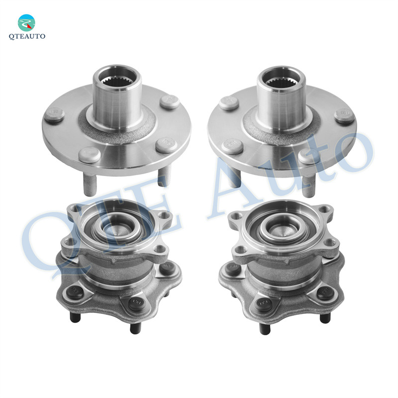 Set of 4 Front-Rear Wheel Hub Bearing Assembly For 2004-2008 Nissan Maxima V6