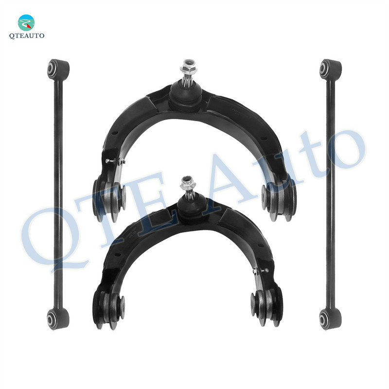 Set of 4 Front Upper Control Arm Ball Joint-Rear Lower Rearward Control Arm For 2011-2015 Jeep Grand Cherokee