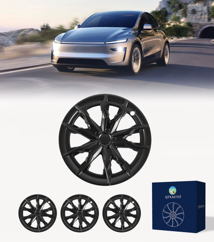 Set Of 4 Wheel Covers Holy Dipper Model Hubcaps For 2017-2023 Tesla 3 18 inch Except Highland