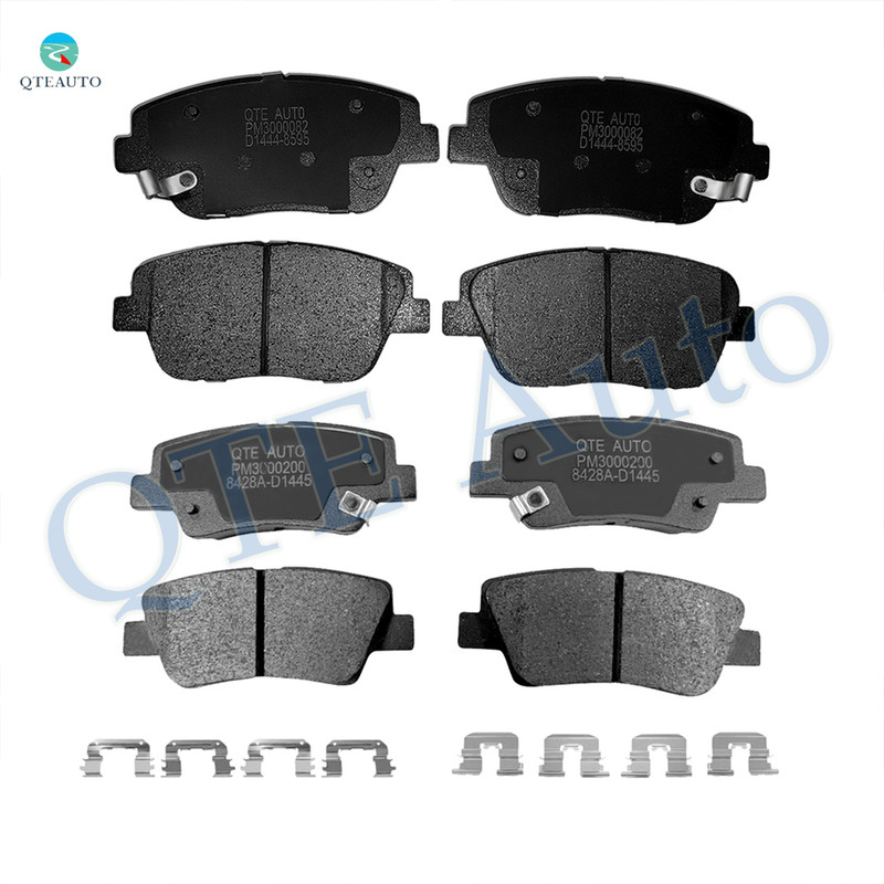 Set of 8 Front-Rear 8428A-D1445 Ceramic Brake Pad Kit For 2011-2015 Hyundai Sonata