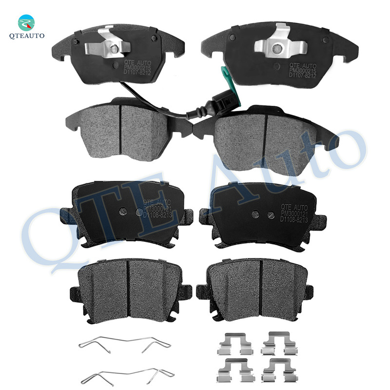 Set of 8 Front-Rear Ceramic Brake Pad Kit For 2006-2010 Volkswagen Jetta