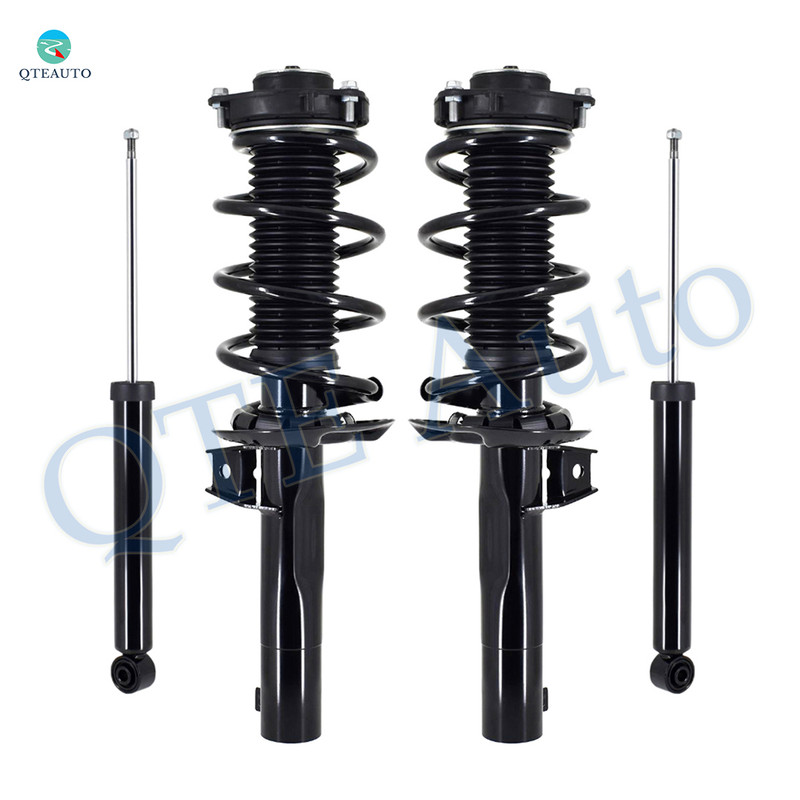 Set of 4 Front Quick Strut-Coil Spring-Rear Shock For 2007-2009 Volkswagen Gti