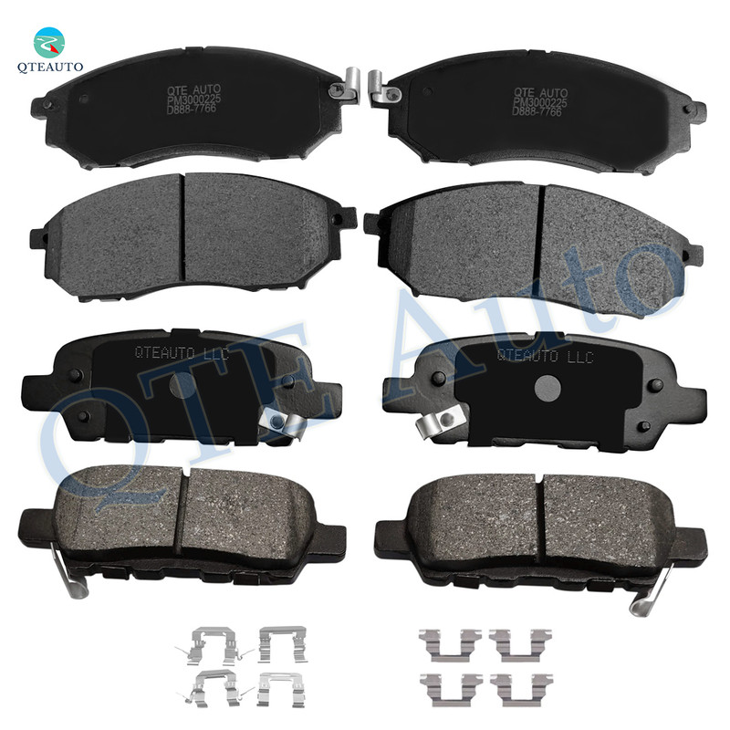 Set of 8 Front-Rear Ceramic Brake Pad Kit For 2006-2010 Infiniti M45