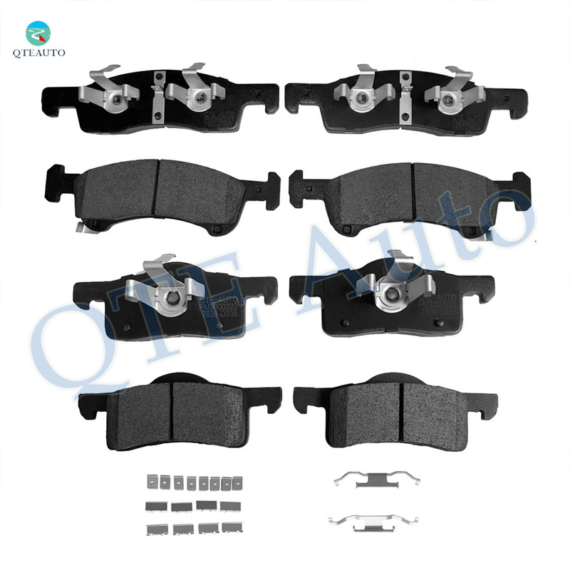 Set of 8 Front-Rear Ceramic Brake Pad Kit For 2003-2006 Ford Expedition