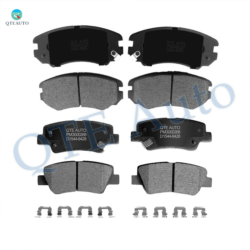 Set of 8 Front-Rear Ceramic Brake Pad Kit For 2009 2010 Hyundai Sonata
