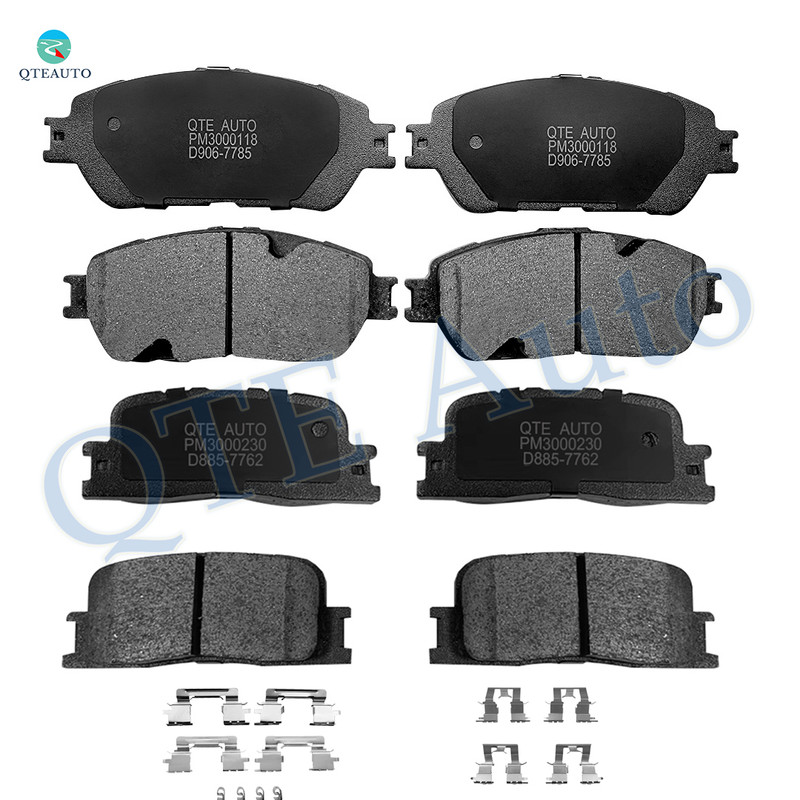 Set of 8 Front-Rear Ceramic Brake Pad Kit For 2004-2006 Lexus ES330 Base