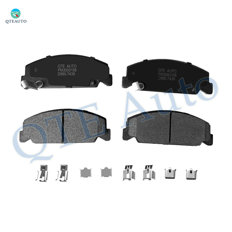 Front Ceramic Brake Pad Kit For 1990-2000 Honda Civic