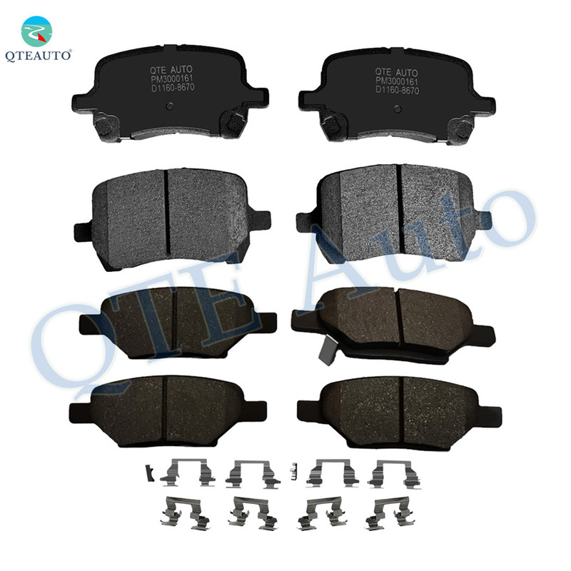 Set of 8 Front-Rear Ceramic Brake Pad Kit For 2008-2010 Pontiac G6