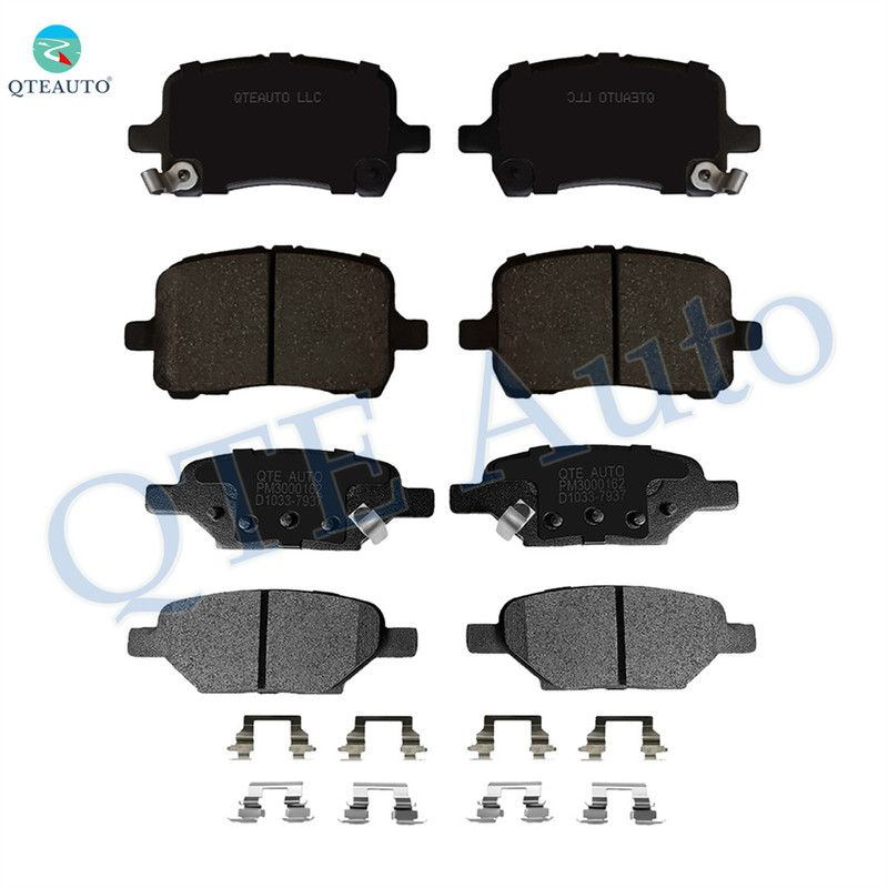 Set of 8 Front-Rear Ceramic Brake Pad Kit For 2005 Pontiac G6