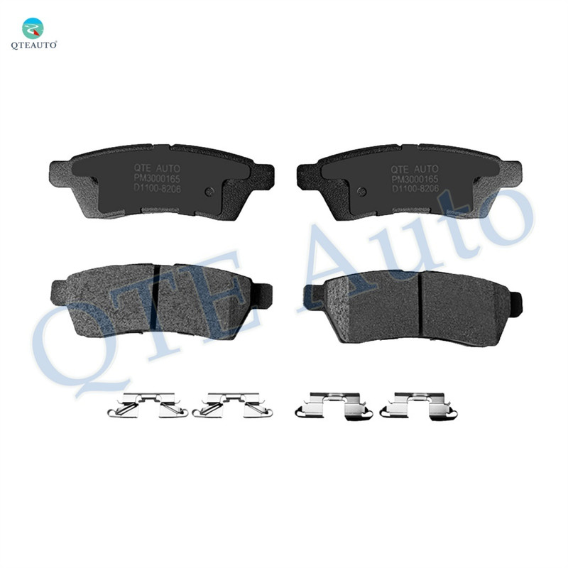Rear Ceramic Brake Pad Kit For 2005 2008-2015 Nissan Xterra