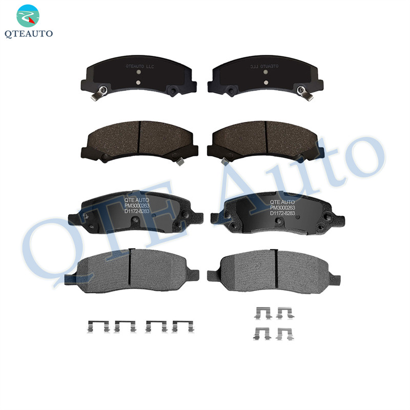 Set of 8 Front-Rear Ceramic Brake Pad Kit For 2006-2011 Cadillac DTS