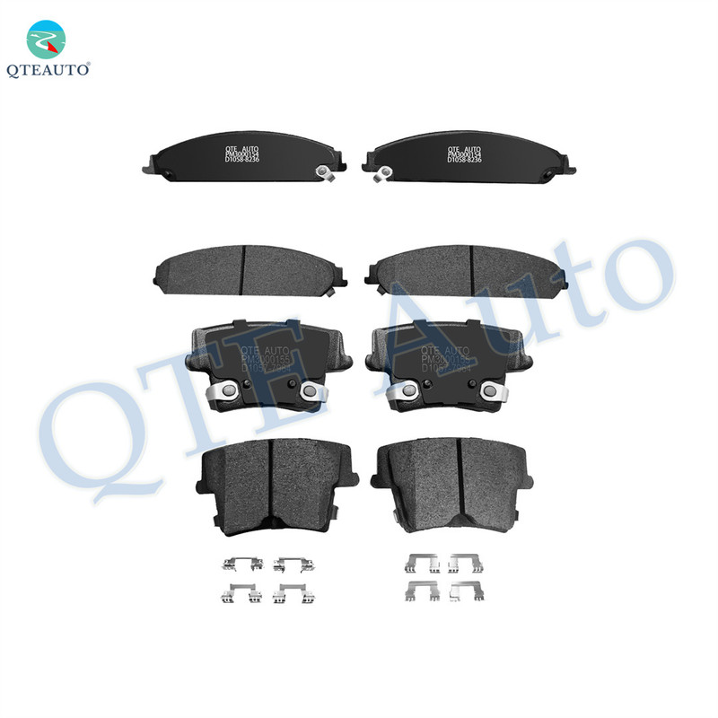 Set of 8 Front-Rear D1057 7964 Ceramic Brake Pad Kit For 2005-2008 Dodge Magnum