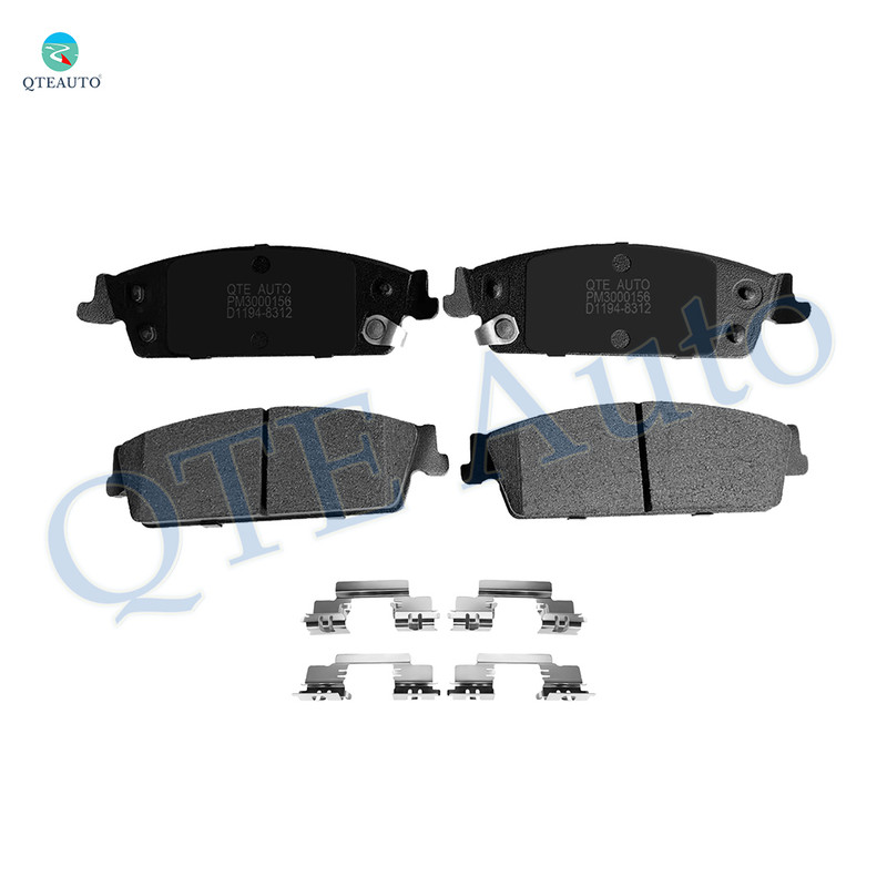 Rear Ceramic Brake Pad Kit For 2007-2013 Chevrolet Avalanche