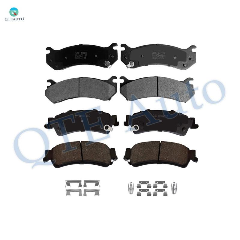 Set of 8 Front-Rear Ceramic Brake Pad Kit For 2001 GMC Yukon