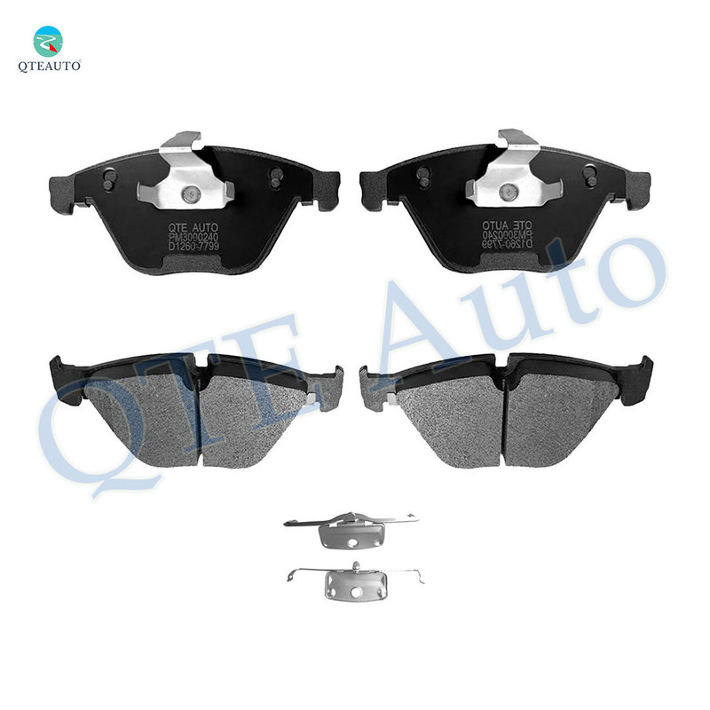 Front Ceramic Brake Pad Kit For 2007 2008 BMW 328XI Base