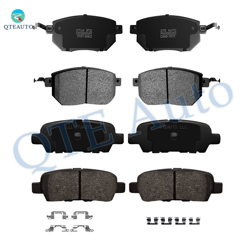 Set of 8 Front-Rear Ceramic Brake Pad Kit For 2004-2008 Nissan Maxima