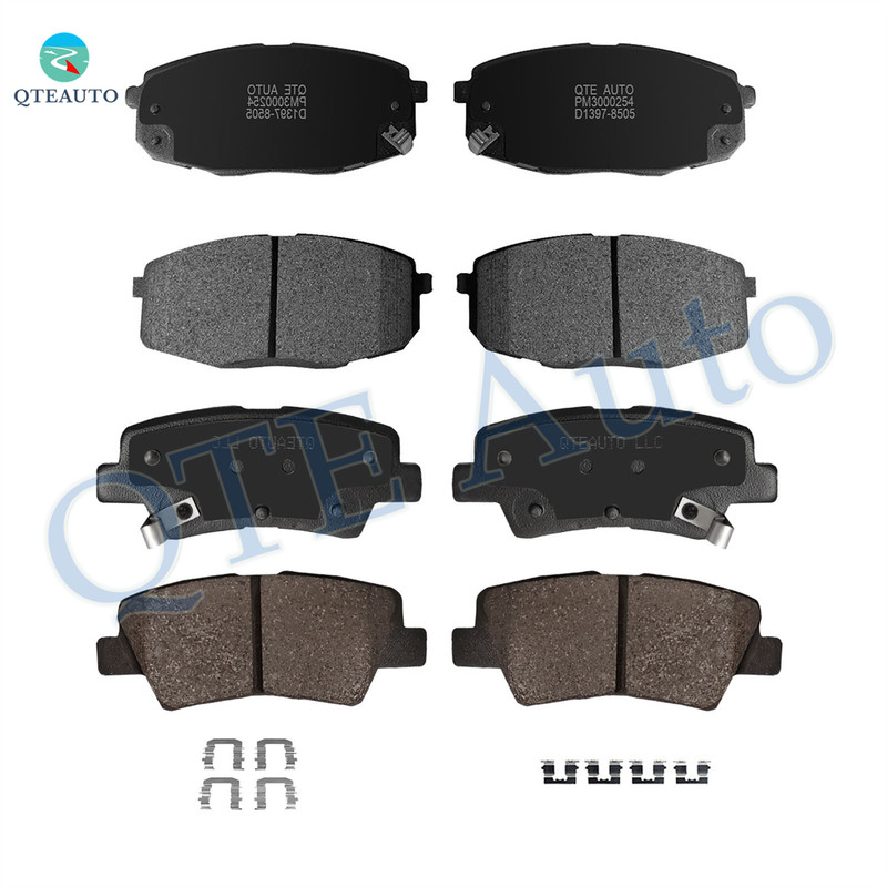 Set of 8 Front-Rear Ceramic Brake Pad Kit For 2014-2016 KIA Soul Set of 8 Front-Rear Ceramic Brake Pad Kit For 2014-2016 KIA Soul