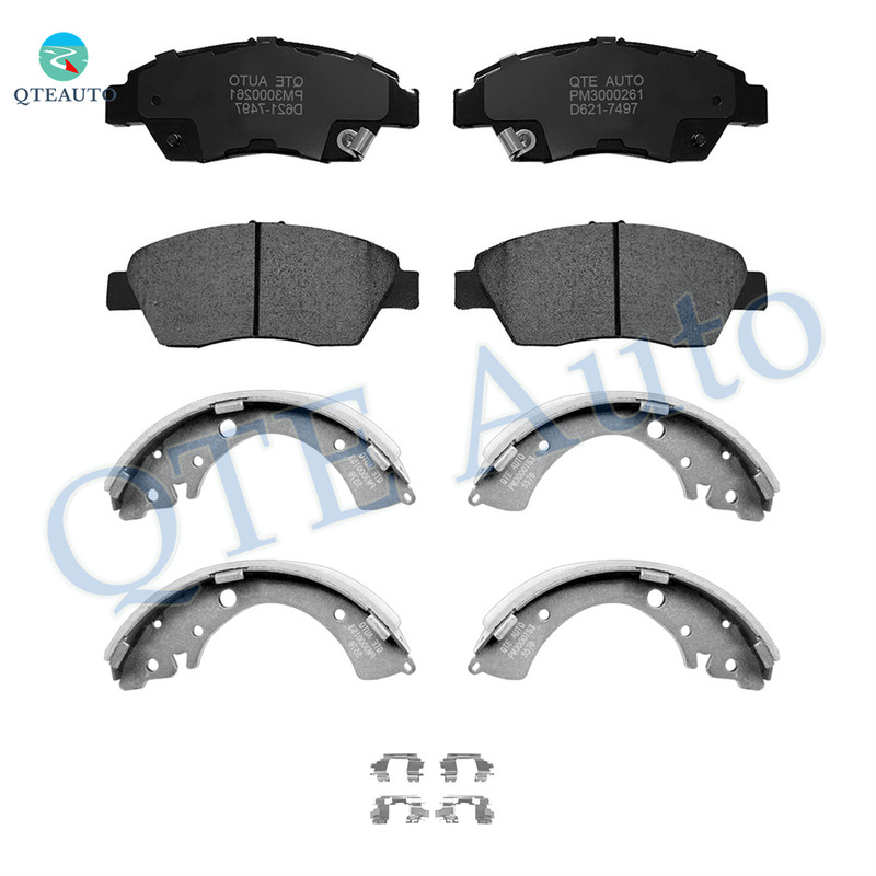 Set of 8 Front-Rear Ceramic Brake Pad Kit For 2007 2008 Honda FIT