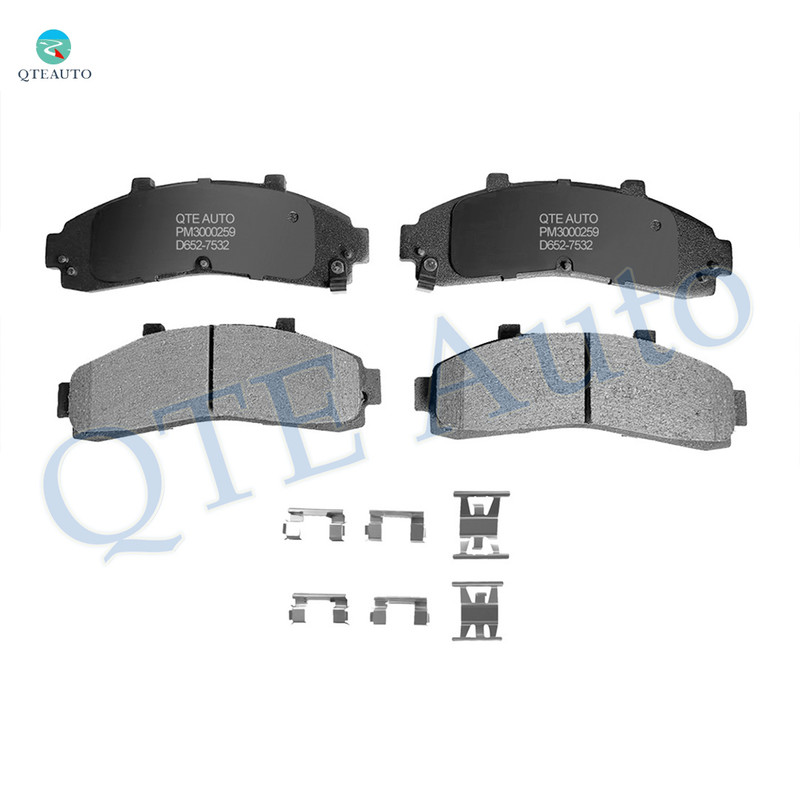 Front Ceramic Brake Pad Kit For 1995-2002 Ford Ranger