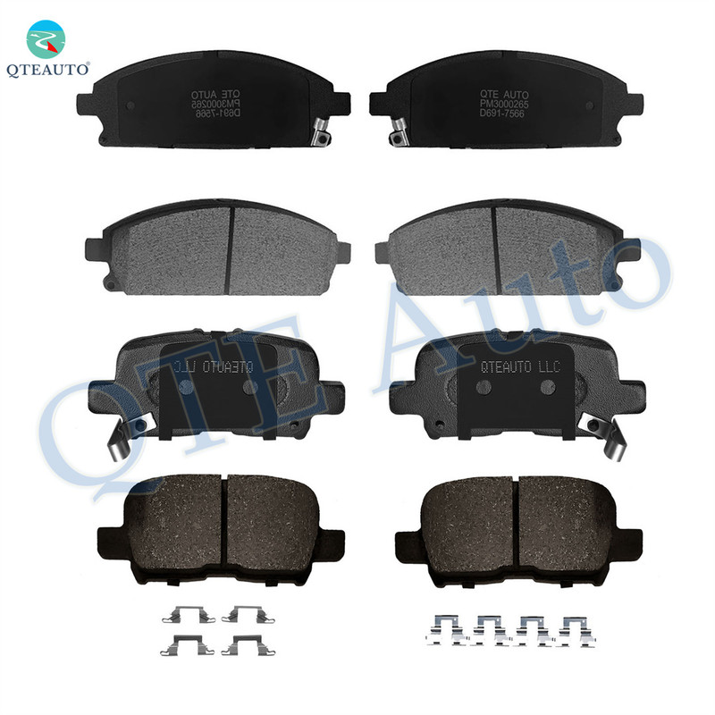 Set of 8 Front-Rear Ceramic Brake Pad Kit For 2003-2006 Acura MDX