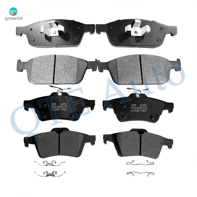 Set of 8 Front-Rear Ceramic Brake Pad Kit For 2014-2018 Ford Transit Connect