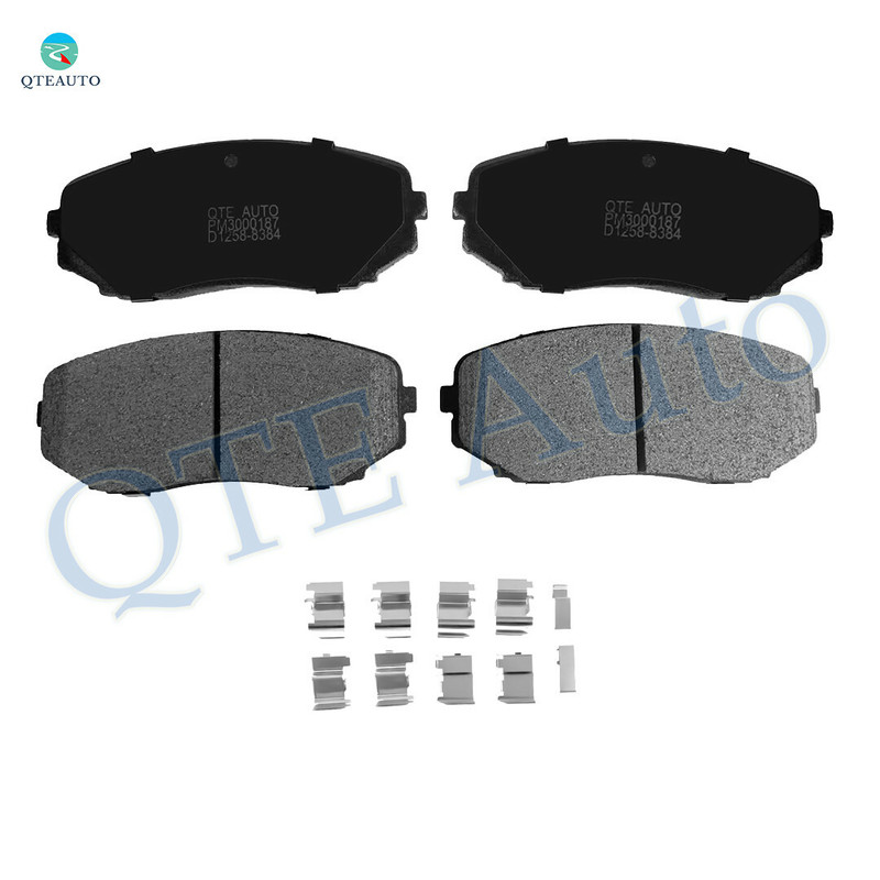 Front Ceramic Brake Pad Kit For 2007-2014 Ford Edge