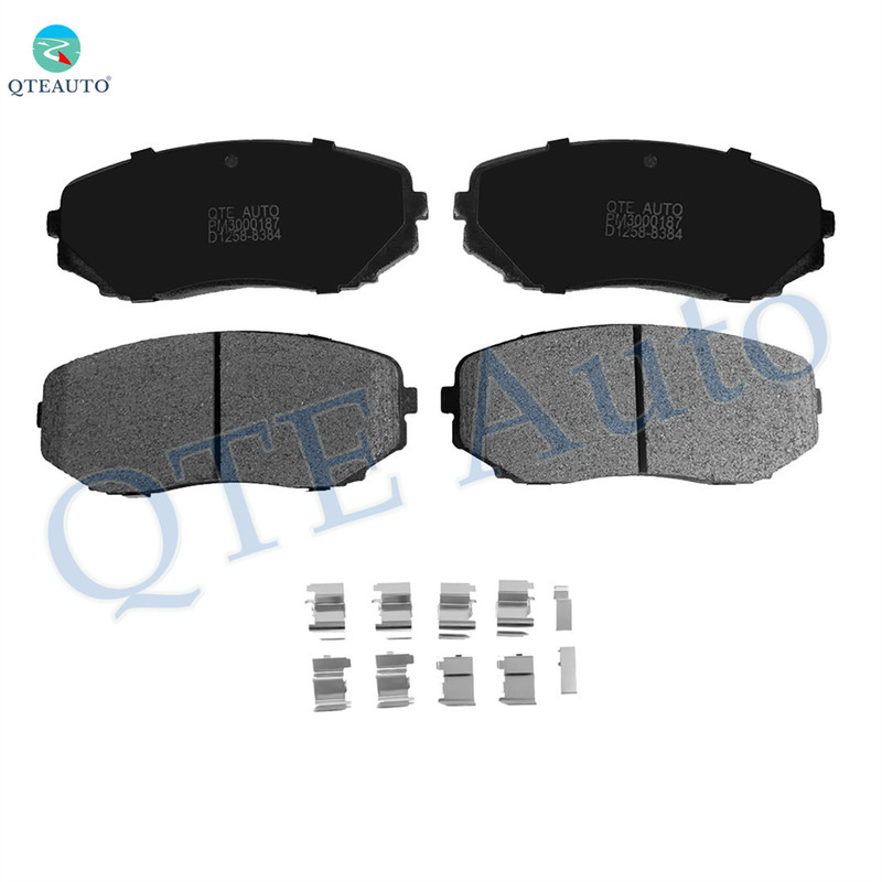 Front Ceramic Brake Pad Kit For 2007-2014 Ford Edge