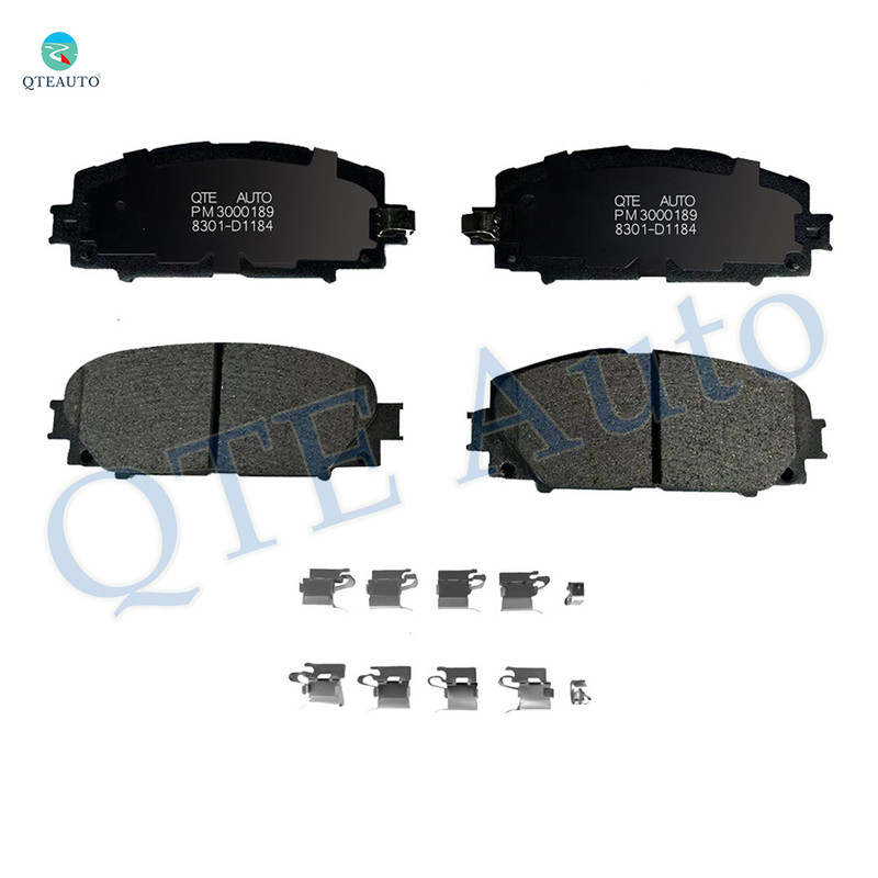 Front Ceramic Brake Pad Kit For 2013 Scion IQ EV