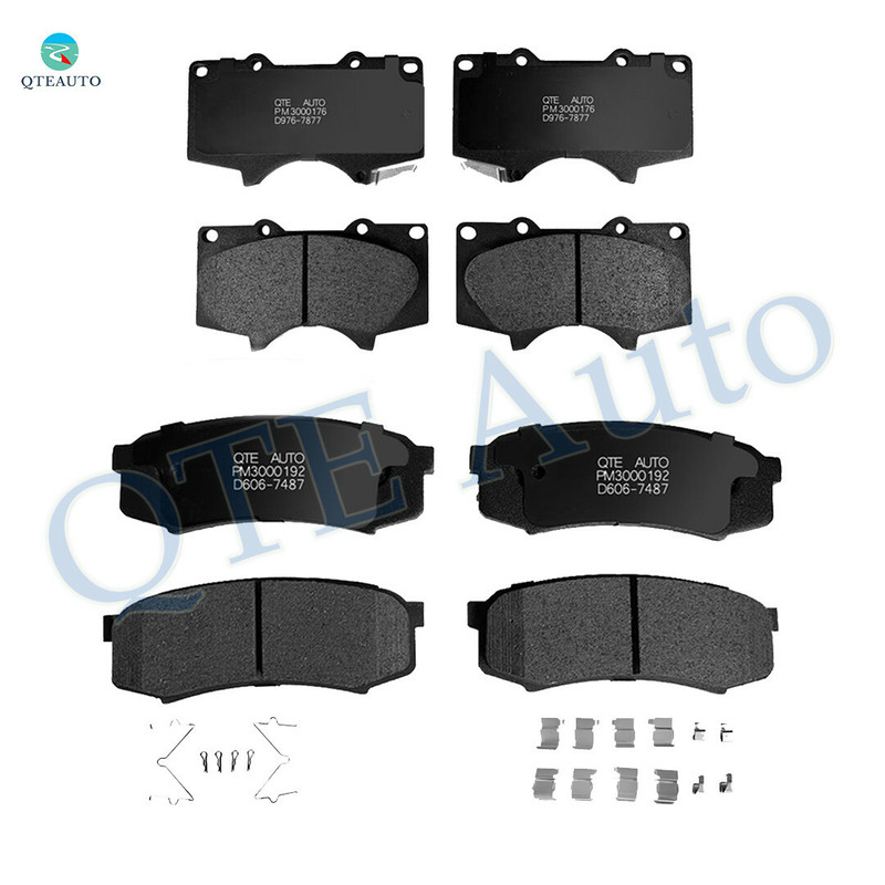 Set of 8 Front-Rear Ceramic Brake Pad Kit For 2003-2009 Lexus GX470 Base
