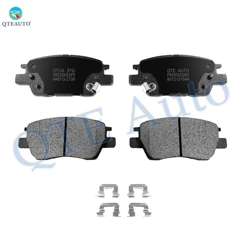 Front Ceramic Brake Pad Kit For 2016-2018 Chevrolet Volt
