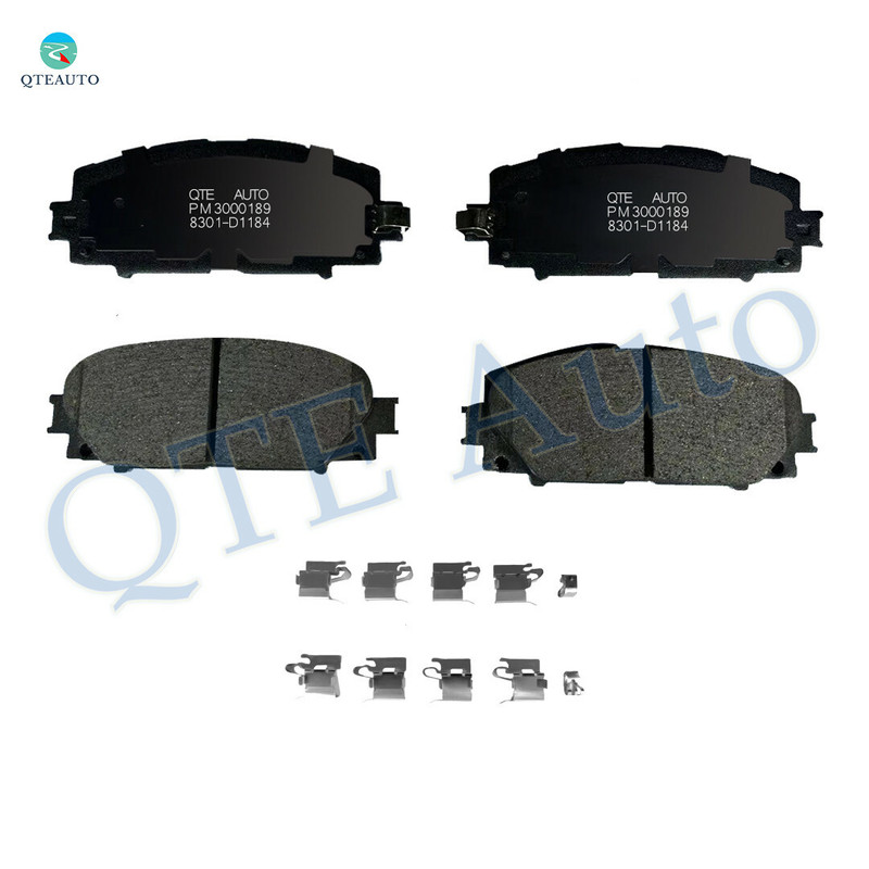 Front Ceramic Brake Pad Kit For 2007-2018 Toyota Yaris