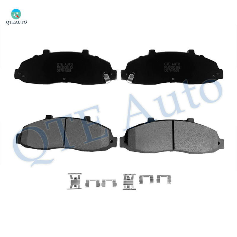 Front Ceramic Brake Pad Kit For 2002 Lincoln Blackwood Base
