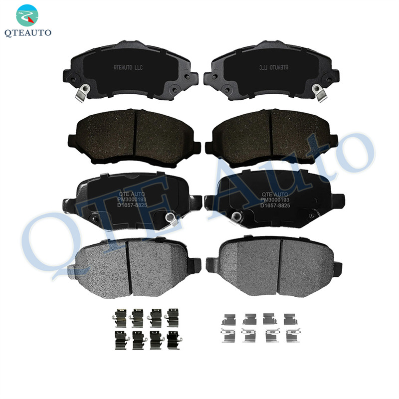 Set of 8 Front-Rear Ceramic Brake Pad Kit For 2013 Dodge Journey