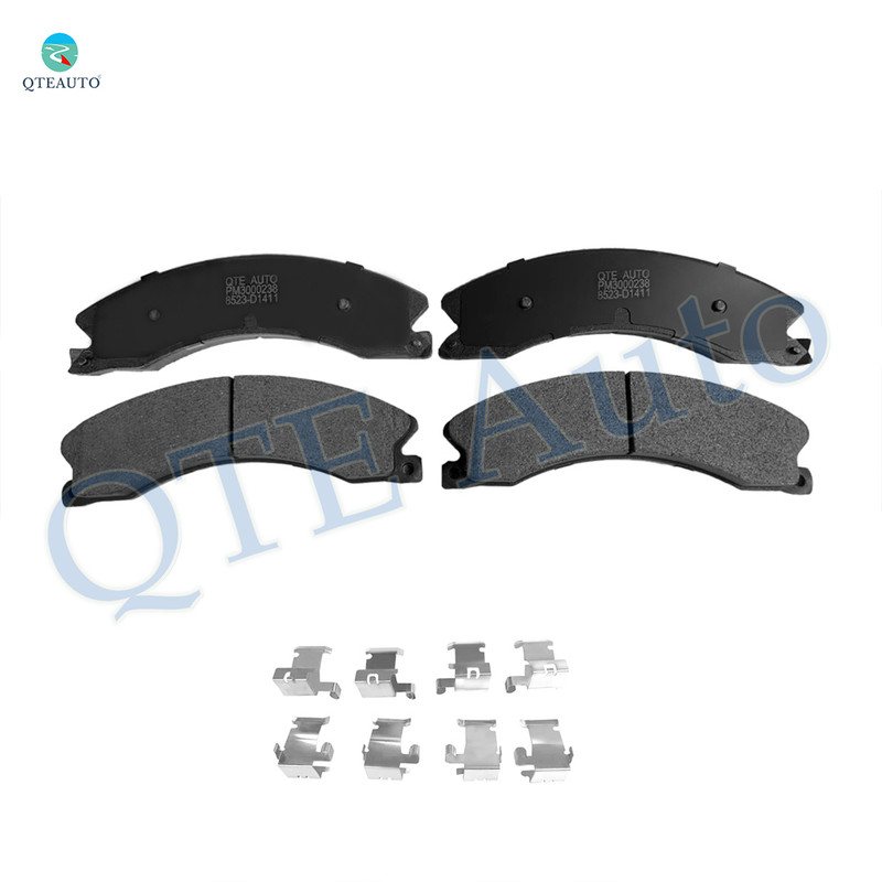 Rear Ceramic Brake Pad Kit For 2009-2019 Chevrolet Express 3500