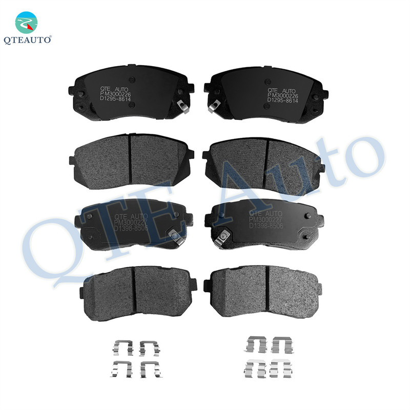Set of 8 Front-Rear Ceramic Brake Pad Kit For 2011-2016 KIA Sportage