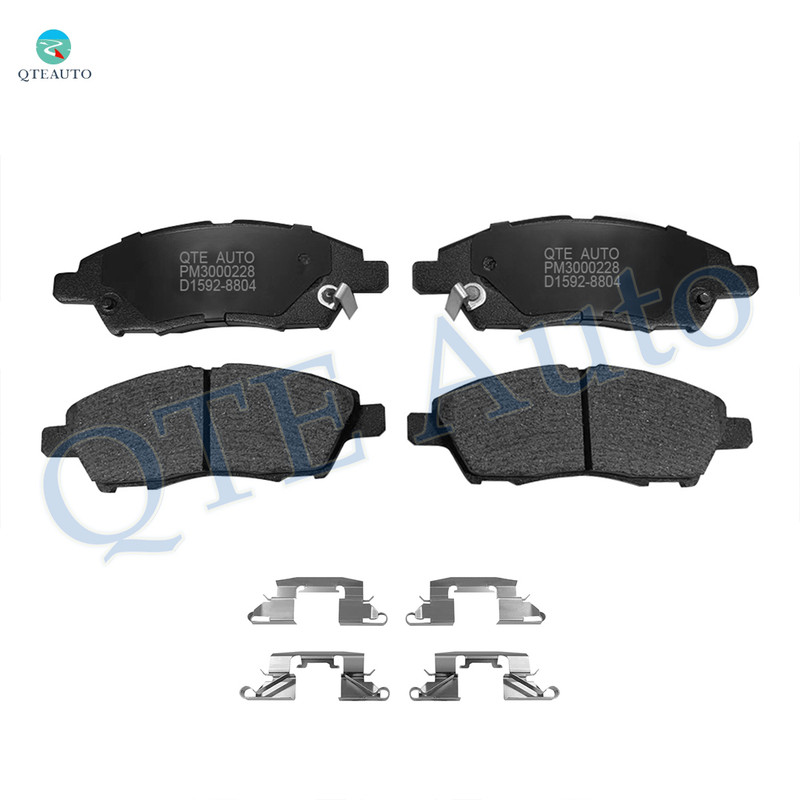 Front Ceramic Brake Pad Kit For 2012-2019 Nissan Versa
