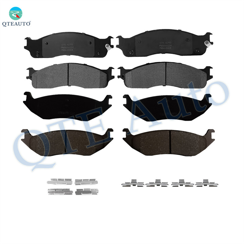 Set of 8 Front-Rear Ceramic Brake Pad Kit For 2006-2008 Dodge RAM 1500