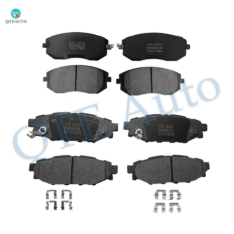 Set of 8 Front-Rear Ceramic Brake Pad Kit For 2005-2012 Subaru Outback
