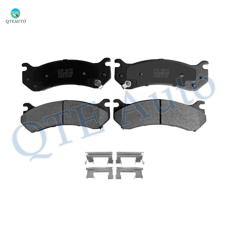 Rear Ceramic Brake Pad Kit Fits 2007 Chevrolet Silverado 3500 Classic