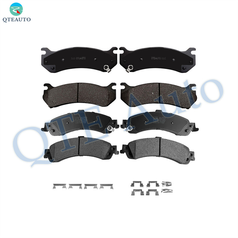 Set of 8 Front-Rear Ceramic Brake Pad Kit Fits 2005 2006 Chevrolet Tahoe