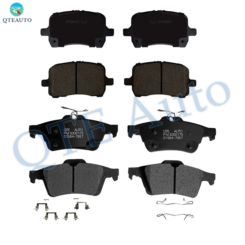 Set of 8 Front-Rear Ceramic Brake Pad Kit Fits 2007-2009 Pontiac Solstice