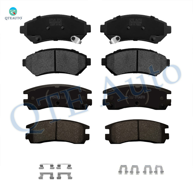 Set of 8 Front-Rear Ceramic Brake Pad Kit Fits 2002-2005 Chevrolet Venture