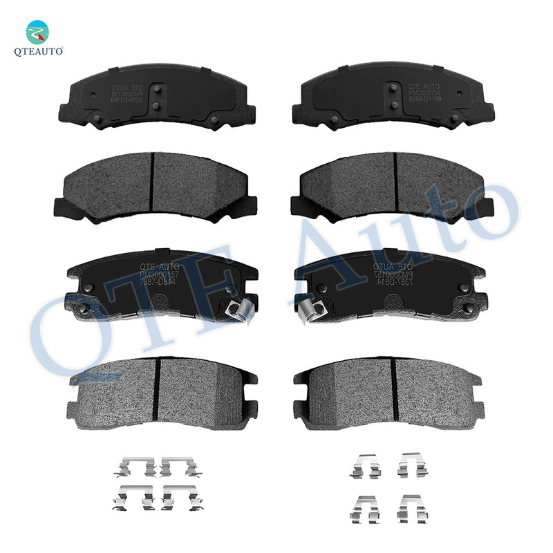 Set of 8 Front-Rear Ceramic Brake Pad Kit Fits 2008 2009 Buick Lacrosse Super