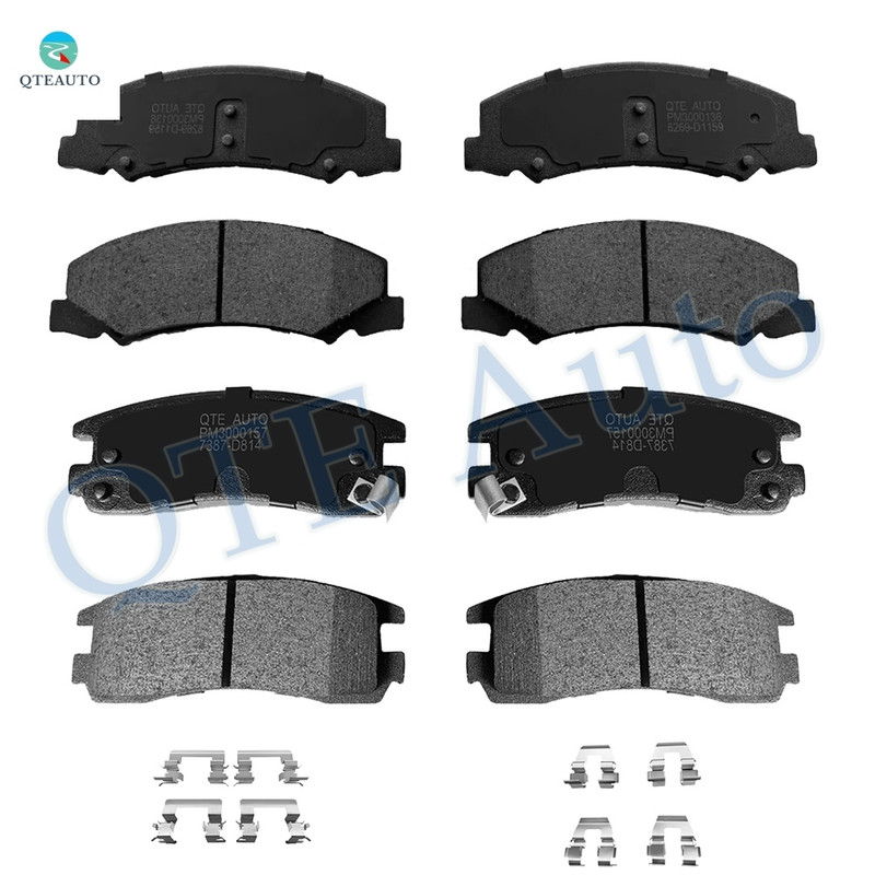 Set of 8 Front-Rear Ceramic Brake Pad Kit Fits 2006-2010 Chevrolet Impala