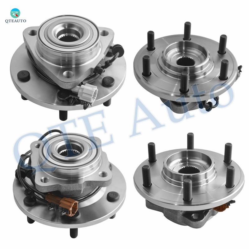 Set of 4 Front-Rear Wheel Hub Bearing Assembly For 2008-2012 Nissan Armada V8